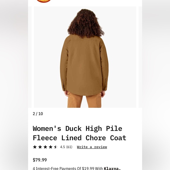 Woman’s dickies size 2X new with tags - Picture 2 of 6